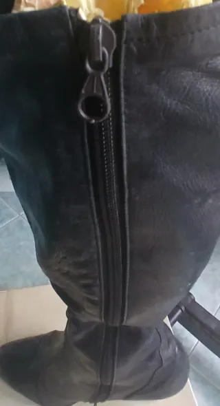 Stivali vintage pelle anni '70 Made in Italy