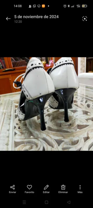 Zapatos Dior Beige y Rosa También en blanco y negr