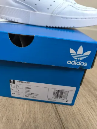 Zapatillas Adidas Supercourt Talla 38 Blancas