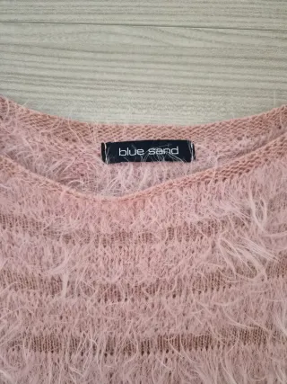 Maglione donna Blue Sand rosa taglia unica