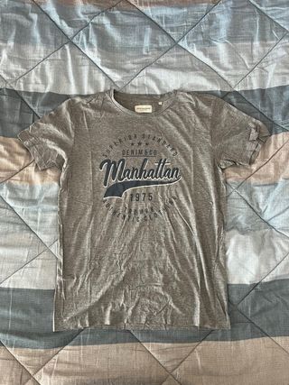 Maglietta DENIM&CO Manhattan Grigia