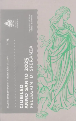 San Marino 2025 Coincard Conmemorativa