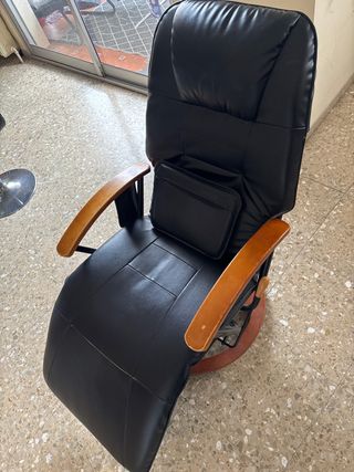 Silla Masaje Reclinable Cuero Sintético