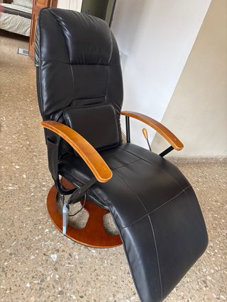 Silla Masaje Reclinable Cuero Sintético