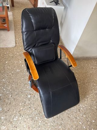 Silla Masaje Reclinable Cuero Sintético