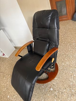Silla Masaje Reclinable Cuero Sintético