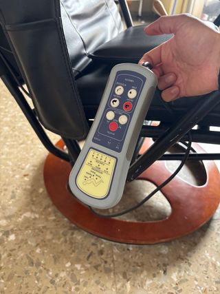 Silla Masaje Reclinable Cuero Sintético