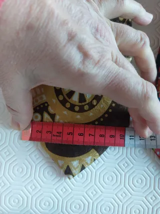 Cravatta vintage marrone e oro anni 70