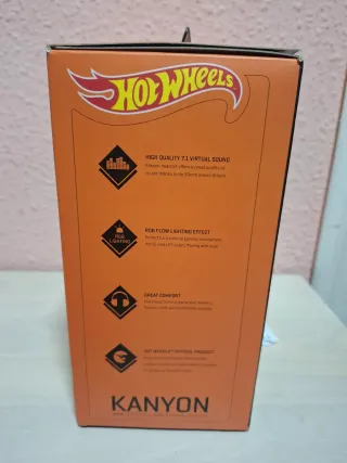 Cascos Gaming Krom Kanyon Hot Wheels