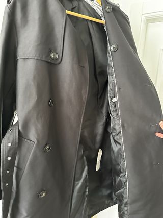 Trench negro Zara