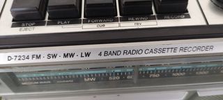 Philips D7234 Radio Cassette Anni 80