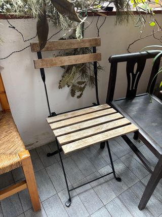 sillas plegables 4 unidades