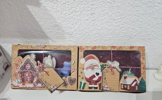 Lote de Velas Navideñas Decorativas