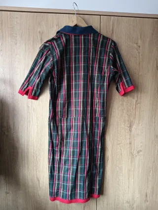 Vestido cuadros verde y rojo kilarny