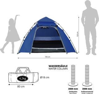 Tienda de campaña Abovedada Light Pop