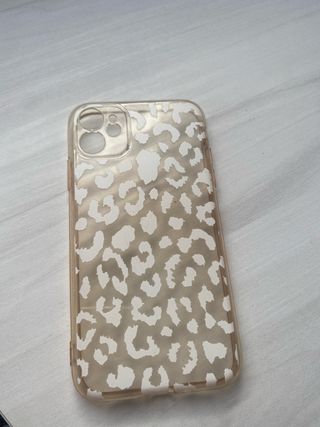 Funda iPhone 11 Leopardo Transparente