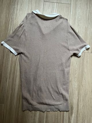Camiseta Polo Hollister Beige Talla M