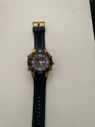 Reloj Marea Caballero Negro y Dorado