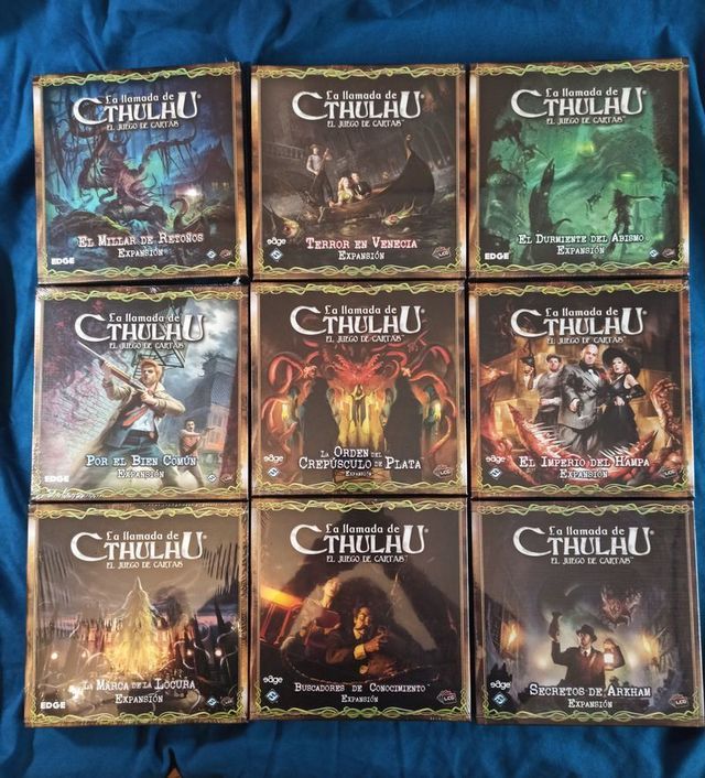 La Llamada de Cthulhu LCG + 10 Expansiones Caja
