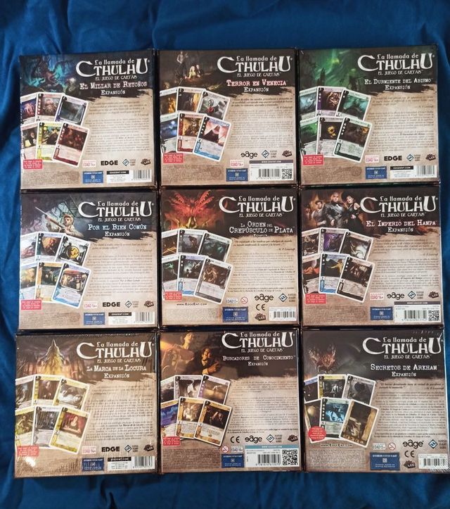 La Llamada de Cthulhu LCG + 10 Expansiones Caja