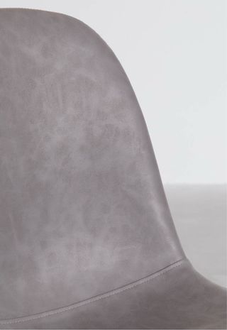 Pack 4 Sillas Antracita Piel Sintética