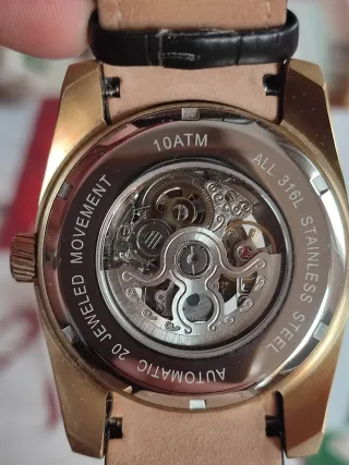 Reloj Heritor Daniels HERHR7405 Automático Dorado