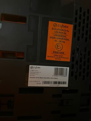 Silla coche Cybex Solution S-fix Grupo 2-3