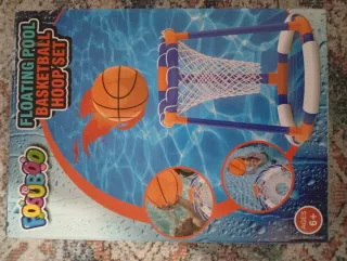 Canasta de baloncesto flotante para piscina