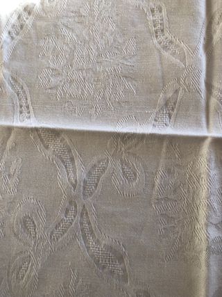 Tovaglia vintage fiandra bianca 18 tovaglioli