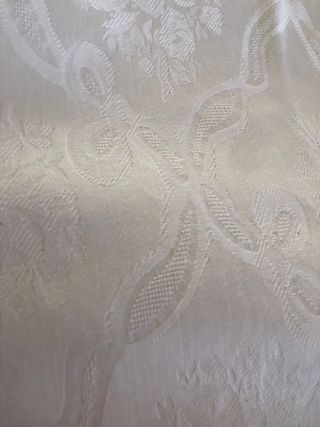 Tovaglia vintage fiandra bianca 18 tovaglioli