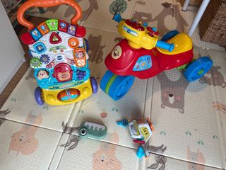 Lote VTech: Andador y Moto