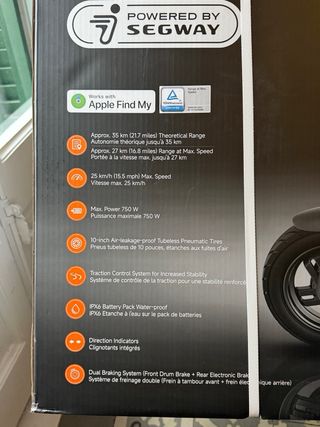 Patinete Eléctrico Segway E2 Pro