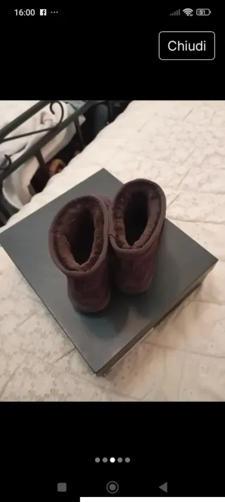 Naa A Stivaletti Camoscio Marrone Tg 37