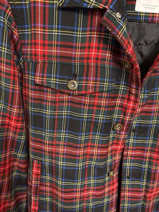 Chaqueta Zara Cuadros Roja “COMO NUEVA”