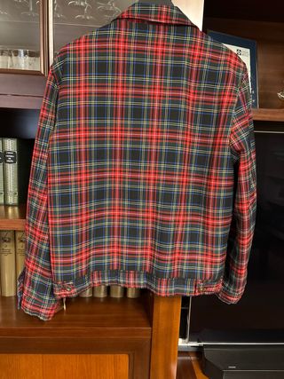 Chaqueta Zara Cuadros Roja “COMO NUEVA”