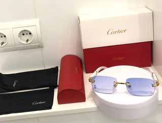 Gafas Cartier Azules y blancas