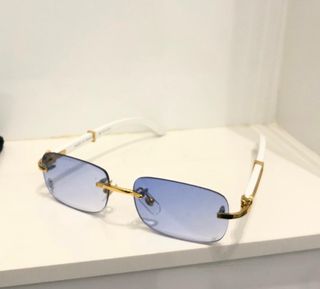 Gafas Cartier Azules y blancas