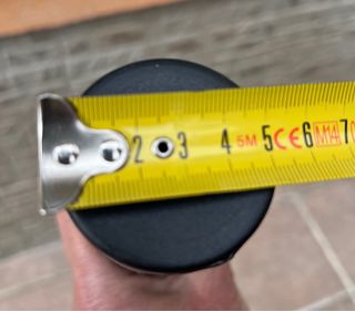 4 Patas Redondas para Bases Tapizadas Negras