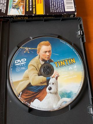 3 DVDs: Los Productores, Casi Famosos, Tintín