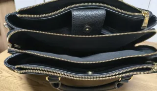 Bolso de mano negro gran capacidad