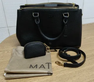 Bolso de mano negro gran capacidad