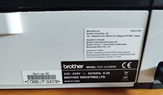 Impresora Brother DCP-J4120DW funcionando