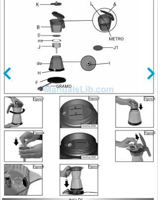 Cafetera Italiana Eléctrica Polti