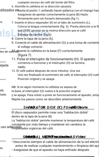 Cafetera Italiana Eléctrica Polti