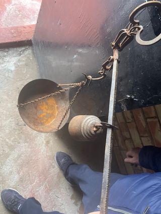 Báscula Romana Antigua