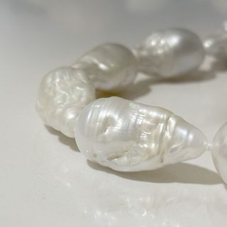 Collar Perlas Cultivadas Barrocas Plata