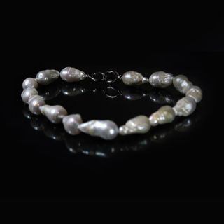 Collar Perlas Cultivadas Barrocas Plata