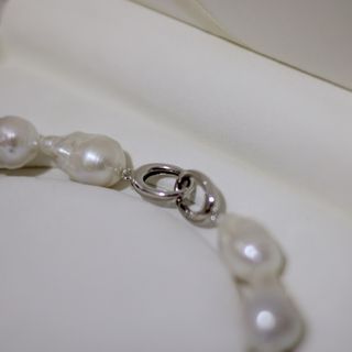 Collar Perlas Cultivadas Barrocas Plata