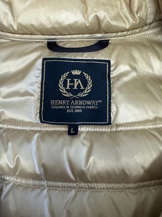 Anorak Henry Arroway Dorado Impecable
