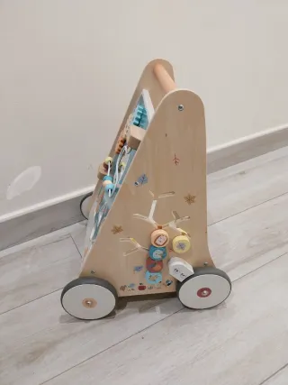 Pack Carrito andador + Sonajero madera